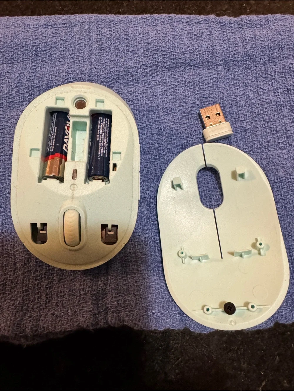 NEW Wireless Optical Computer Mouse with USB Receiver - Mint Green - Picture 6 of 8